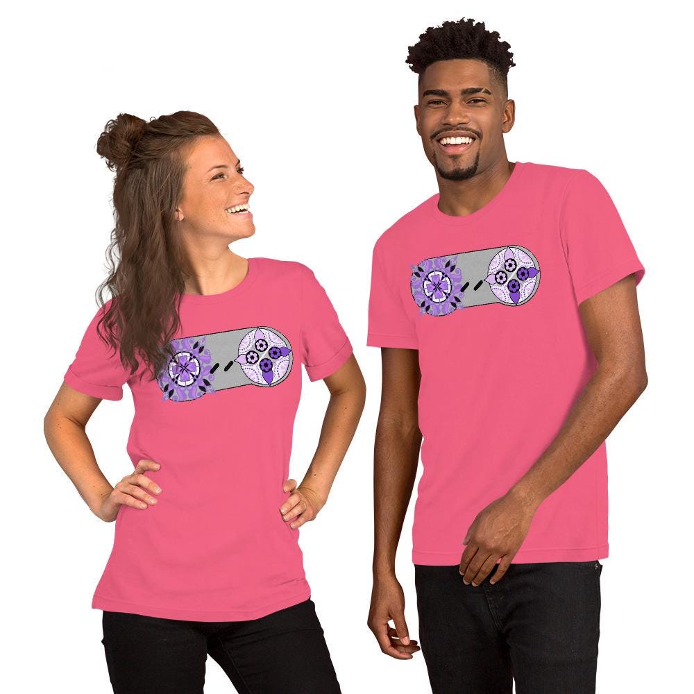 SNES Retro Controller T-Shirt | Super Nintendo Inspired
