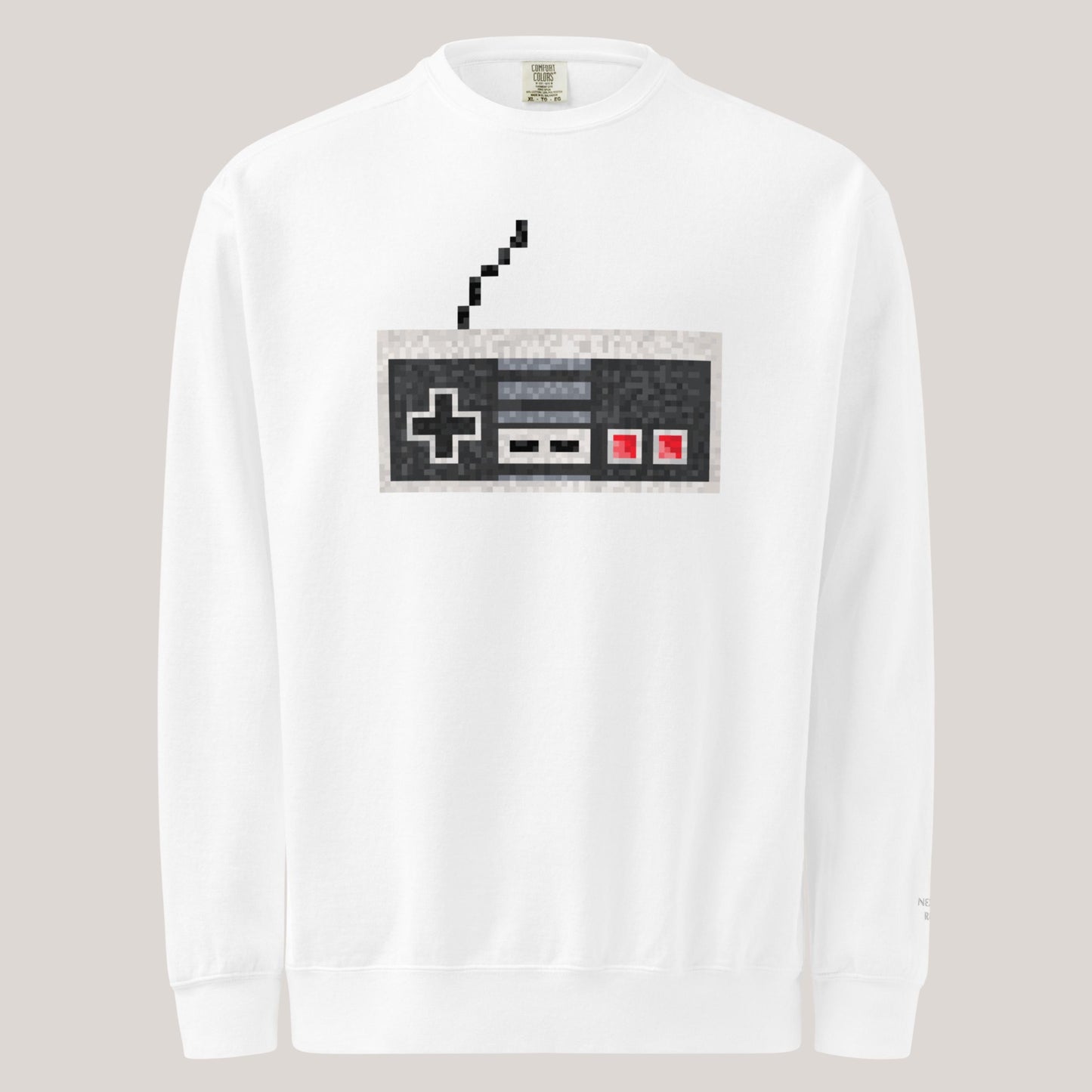Pixel NES Controller Sweater | Classic Nintendo Fan Art Crewneck | Retro Gamer Gift for Him Her