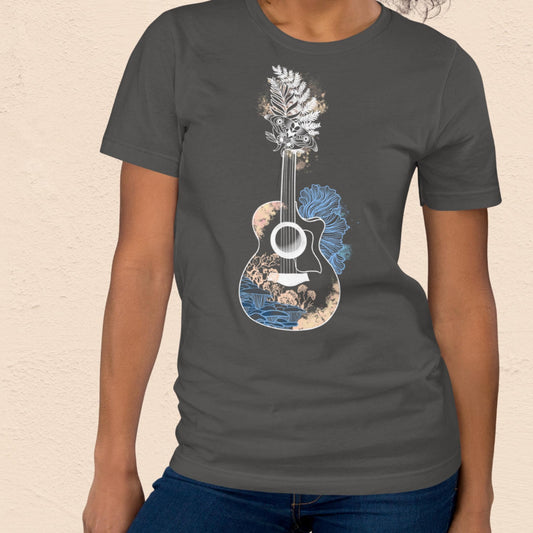 Post-Apocalyptic Guitar T-Shirt | Dark