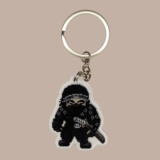 Samurai Warrior Keychain