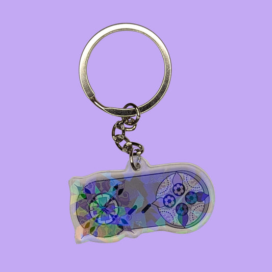 SNES Controller Keychain