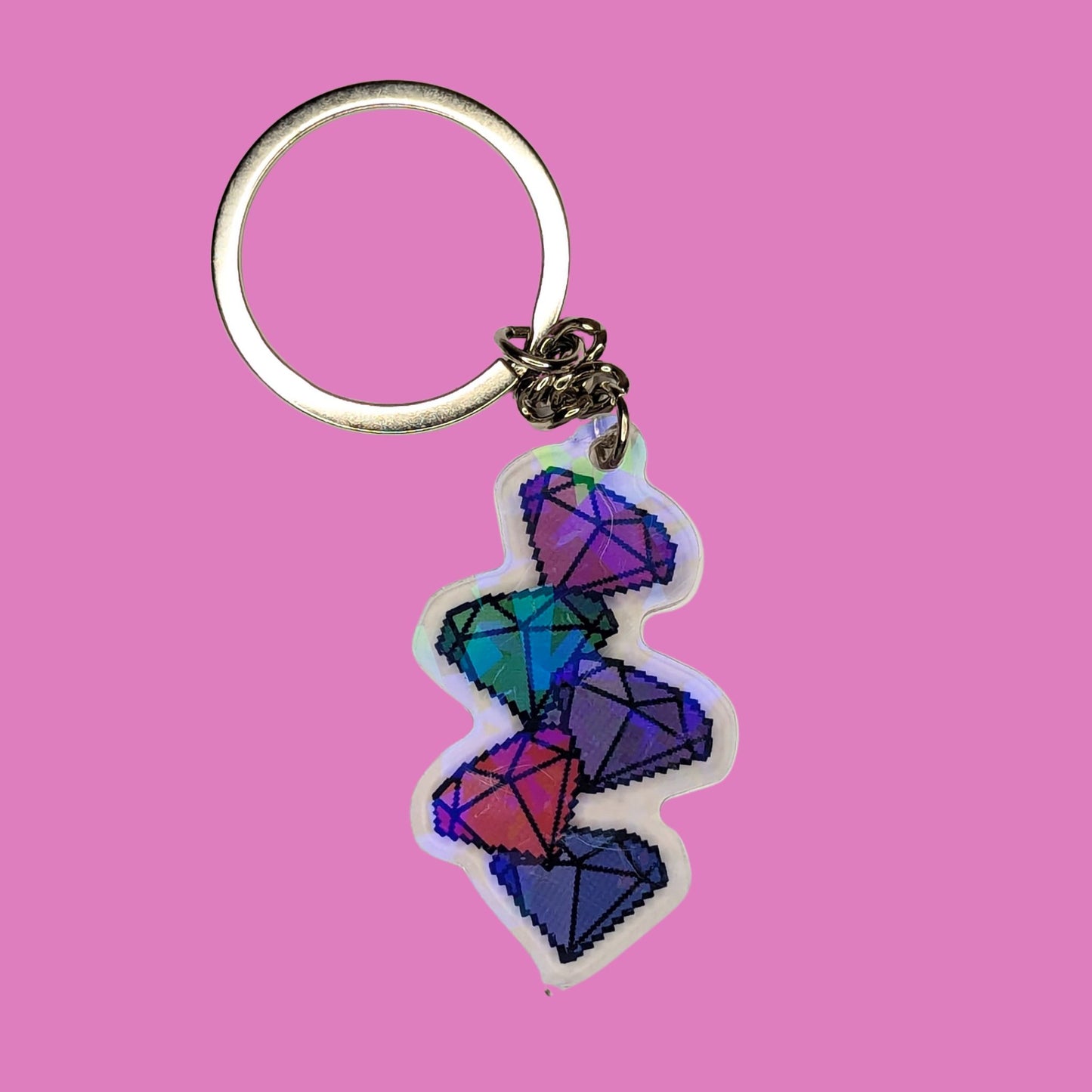 Purple Dragon Keychain