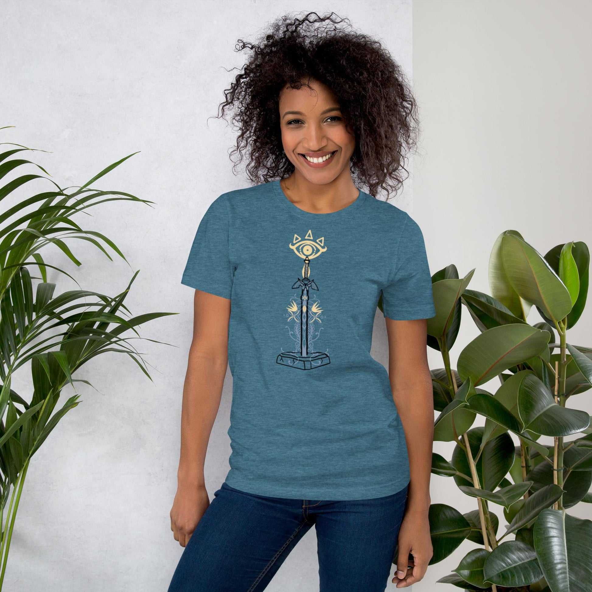 Zelda Pedestal of Time Tshirt | Breath of the Wild Inspired Shirt | LOZ Gaming Casual Wear
