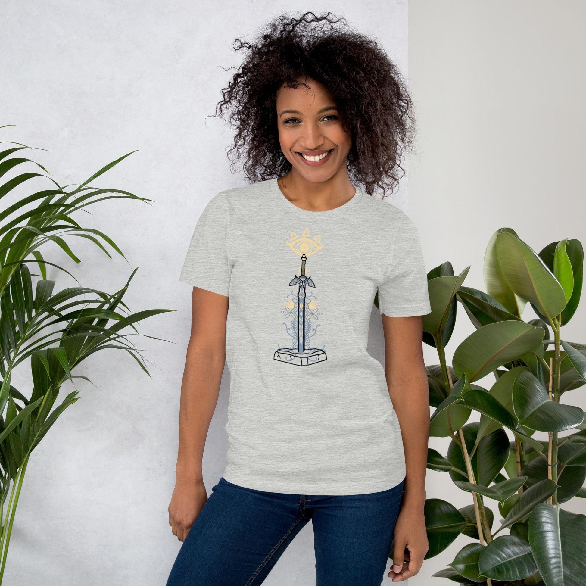 Zelda Pedestal of Time Tshirt | Breath of the Wild Inspired Shirt | LOZ Gaming Casual Wear