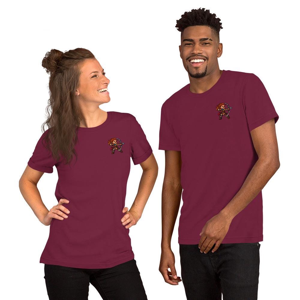 Pixel Red-Headed Archer T-Shirt