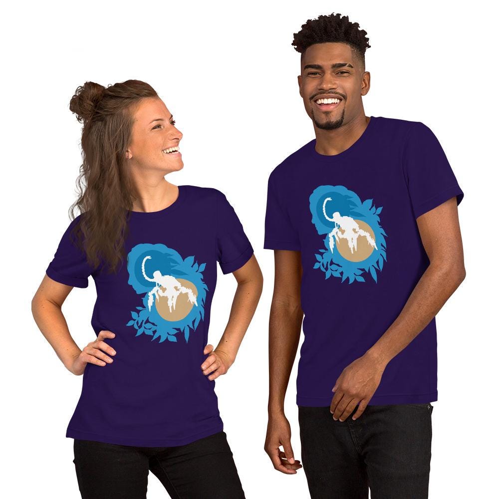 Aloy T-Shirt | Horizon Zero Dawn Corrupted Inspired Shirt | Silhouette Gamer Gift Tee