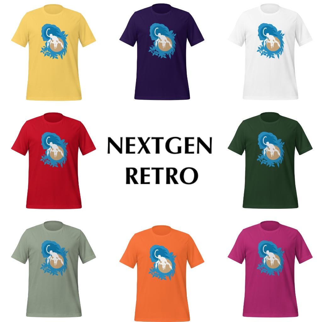 Red-Headed Archer Silhouette T-Shirt | Orange