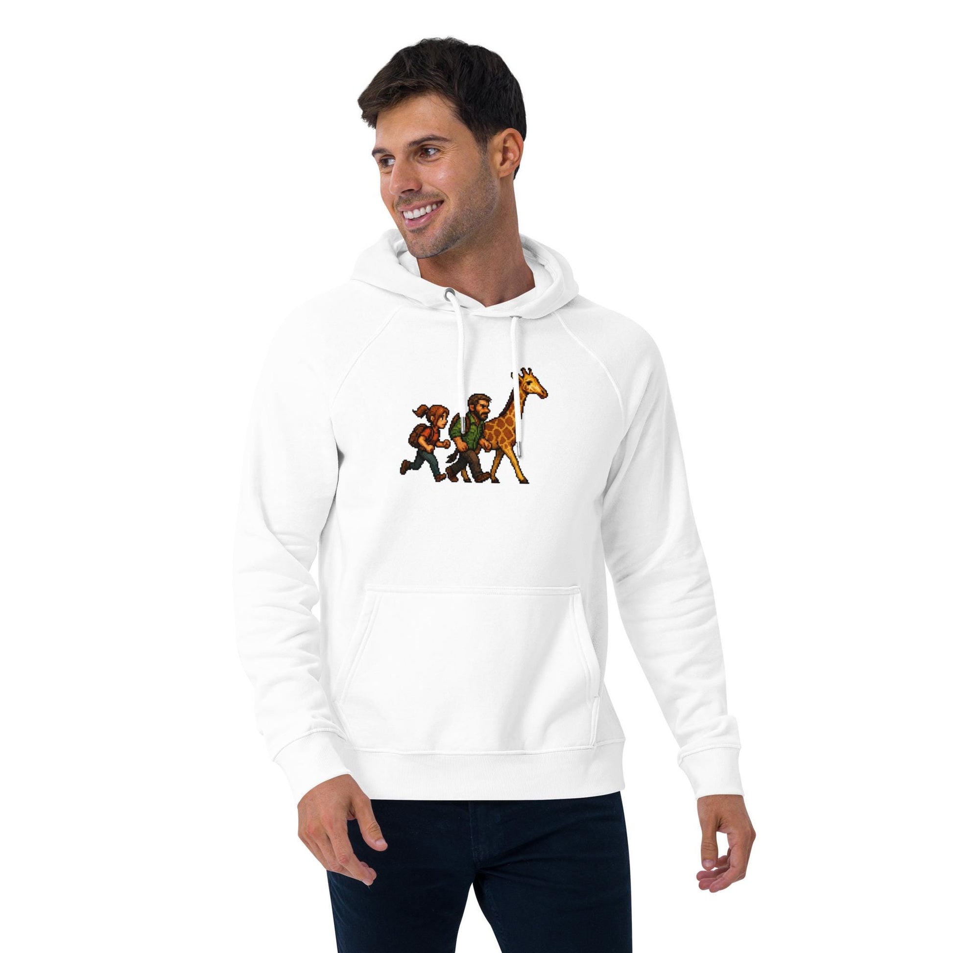 Pixel Giraffe Hoodie Sweatshirt