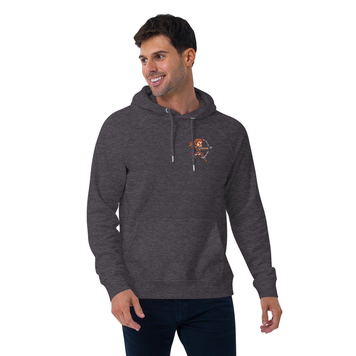 Aloy Pixel Art Hoodie | Horizon Zero Dawn & Forbidden West Fan Art | Video Game Hoodie