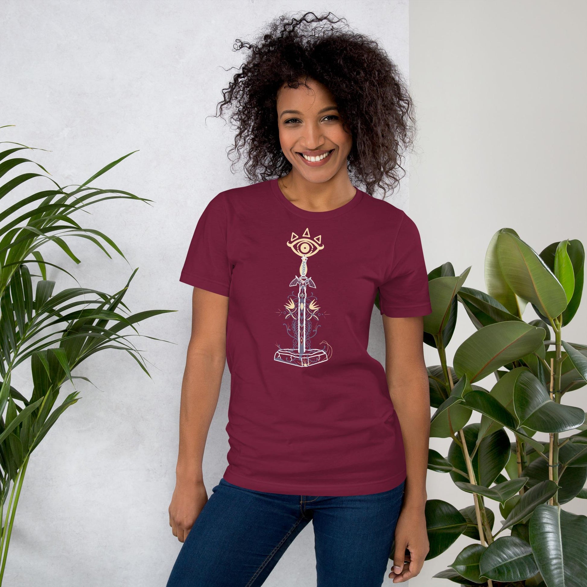 Zelda Pedestal of Time Tshirt | Breath of the Wild Inspired Shirt | LOZ BOTW Gamer Gift | White Design