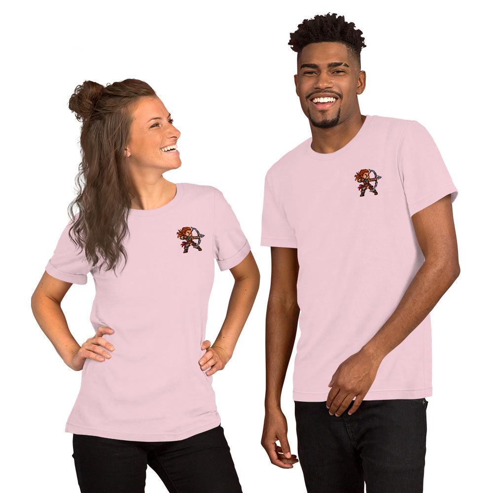Pixel Red-Headed Archer T-Shirt