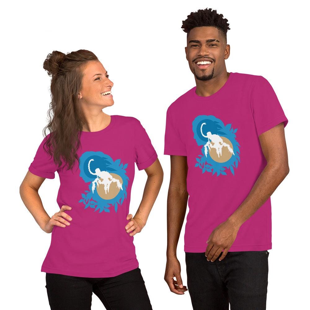 Aloy T-Shirt | Horizon Zero Dawn Corrupted Inspired Shirt | Silhouette Gamer Gift Tee