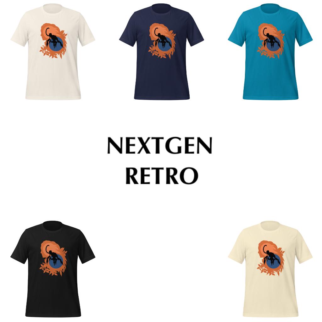 Red-Headed Archer Silhouette T-Shirt | Orange
