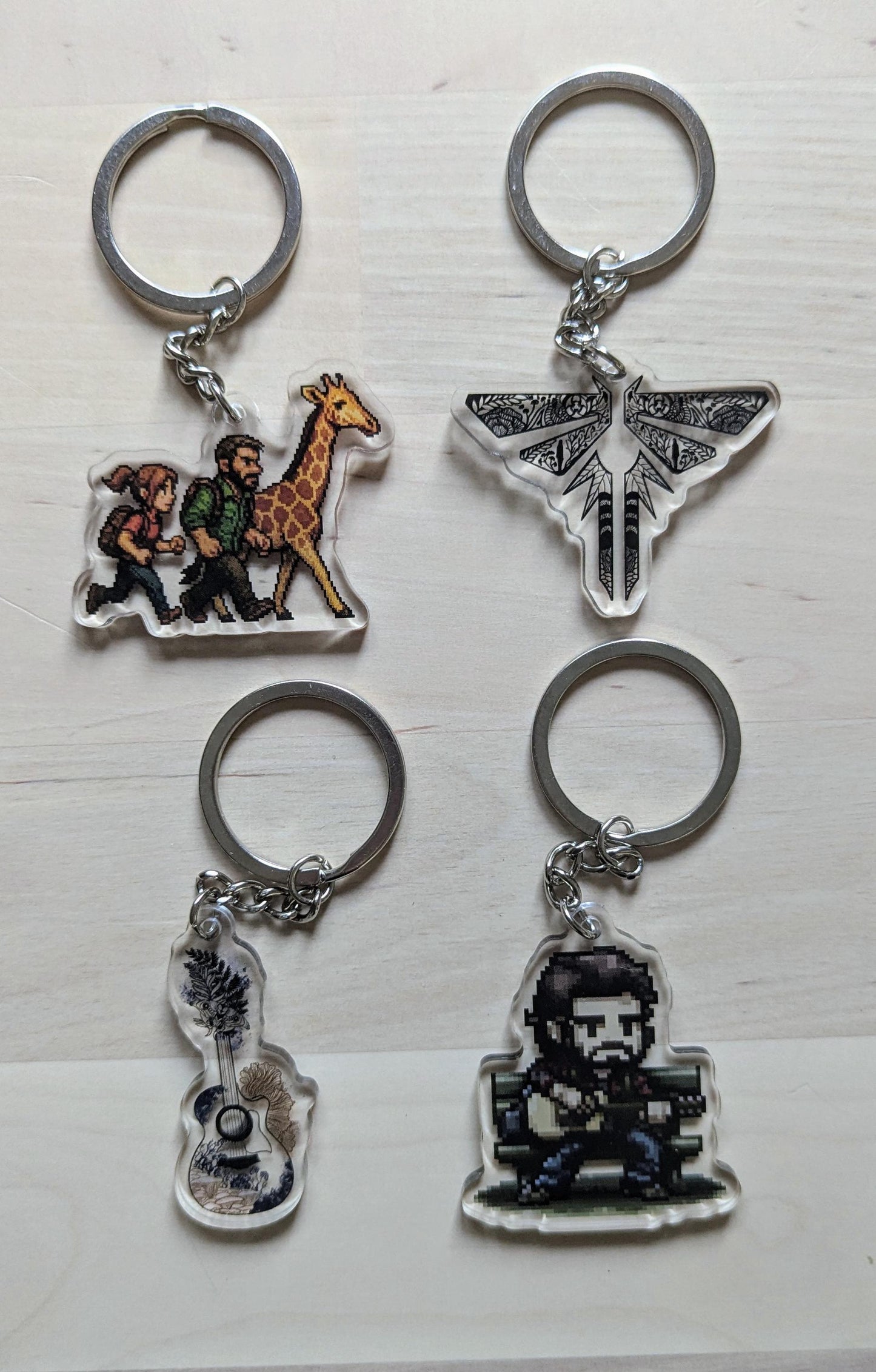 Post-Apocalyptic Survivor Keychains