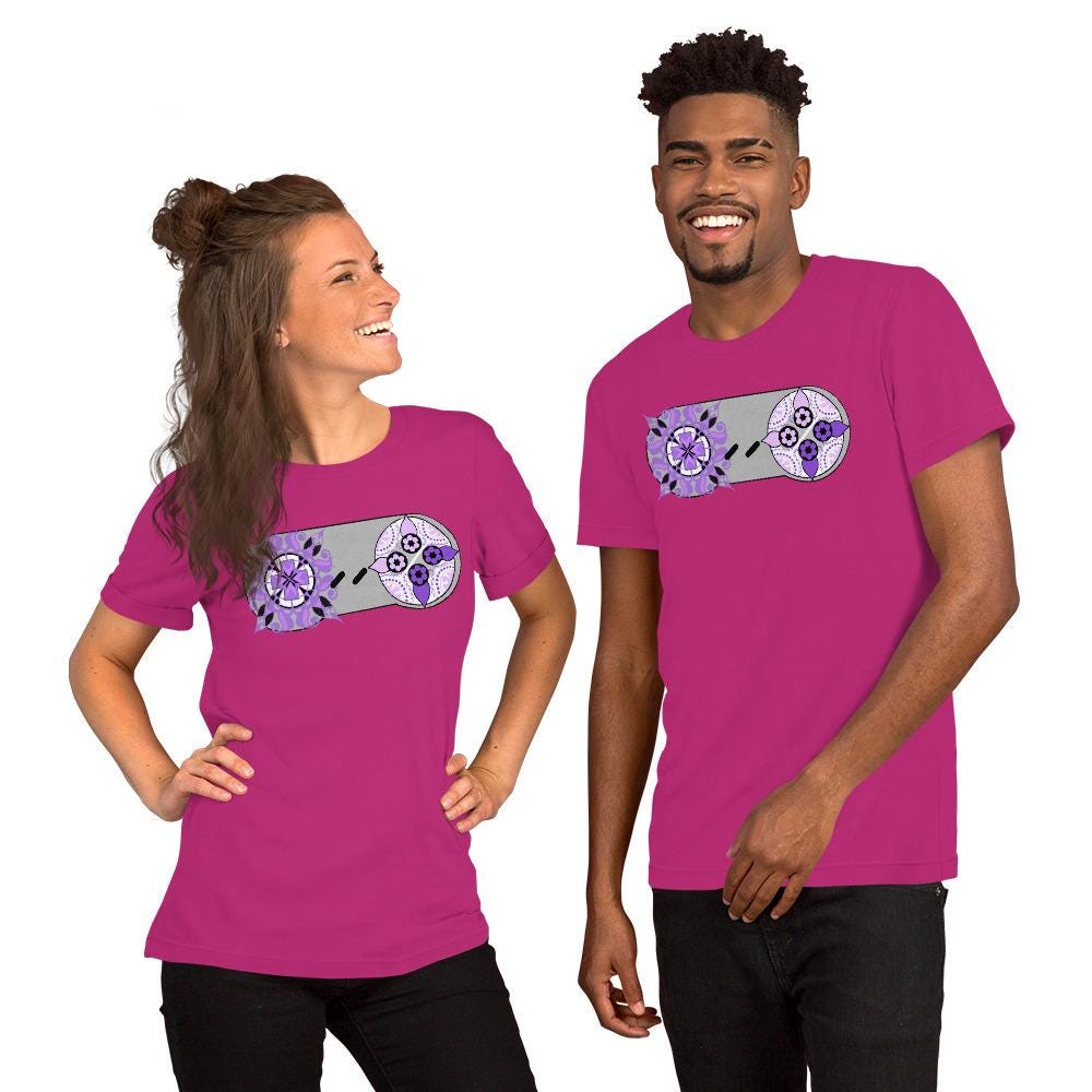 SNES Retro Controller T-Shirt | Super Nintendo Inspired