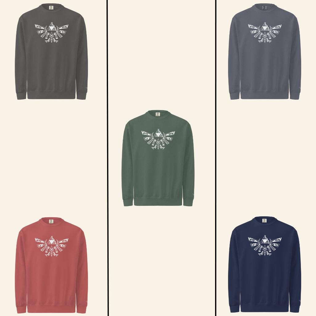 Mandala Triangle Power Crewneck Sweater