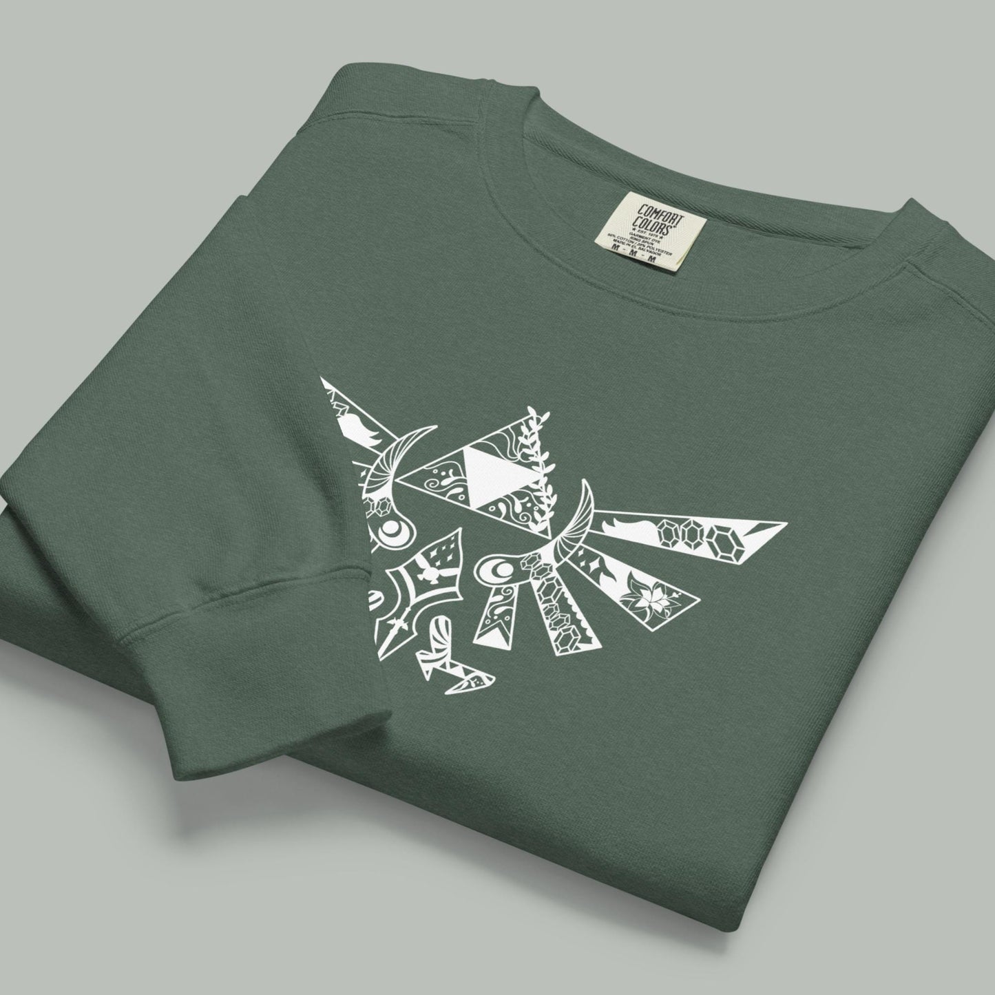 Mandala Triangle Power Crewneck Sweater