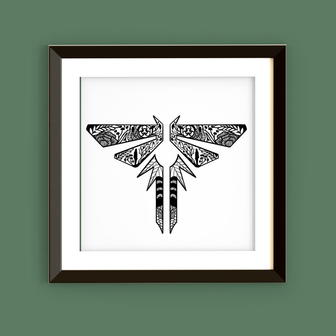 Rebel Firefly Symbol Art | 12x12"