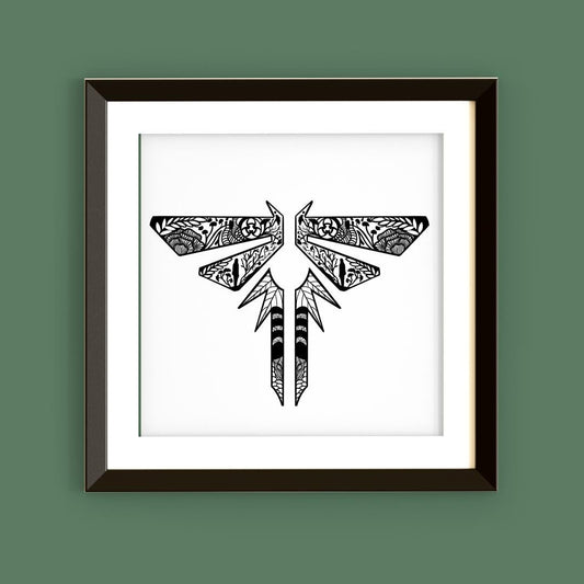 Rebel Firefly Symbol Art | 12x12"