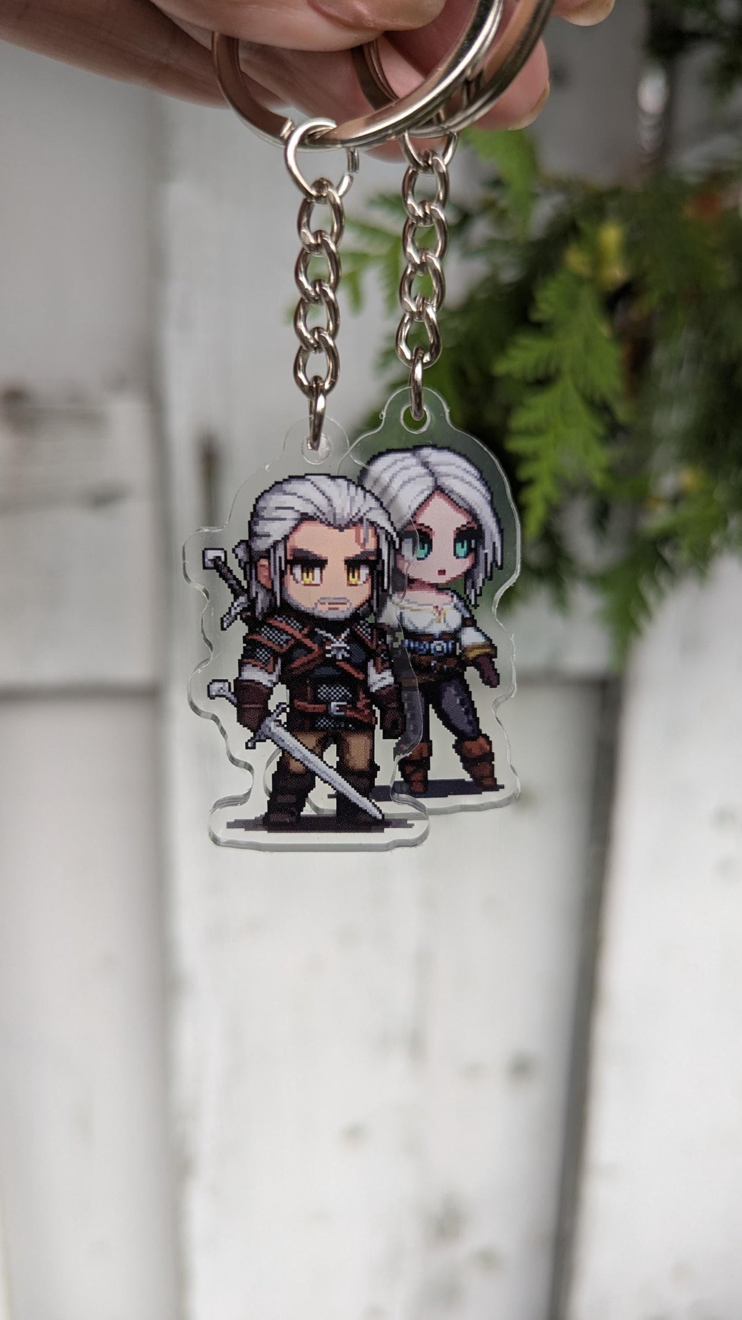 Monster Hunter & Apprentice Keychains