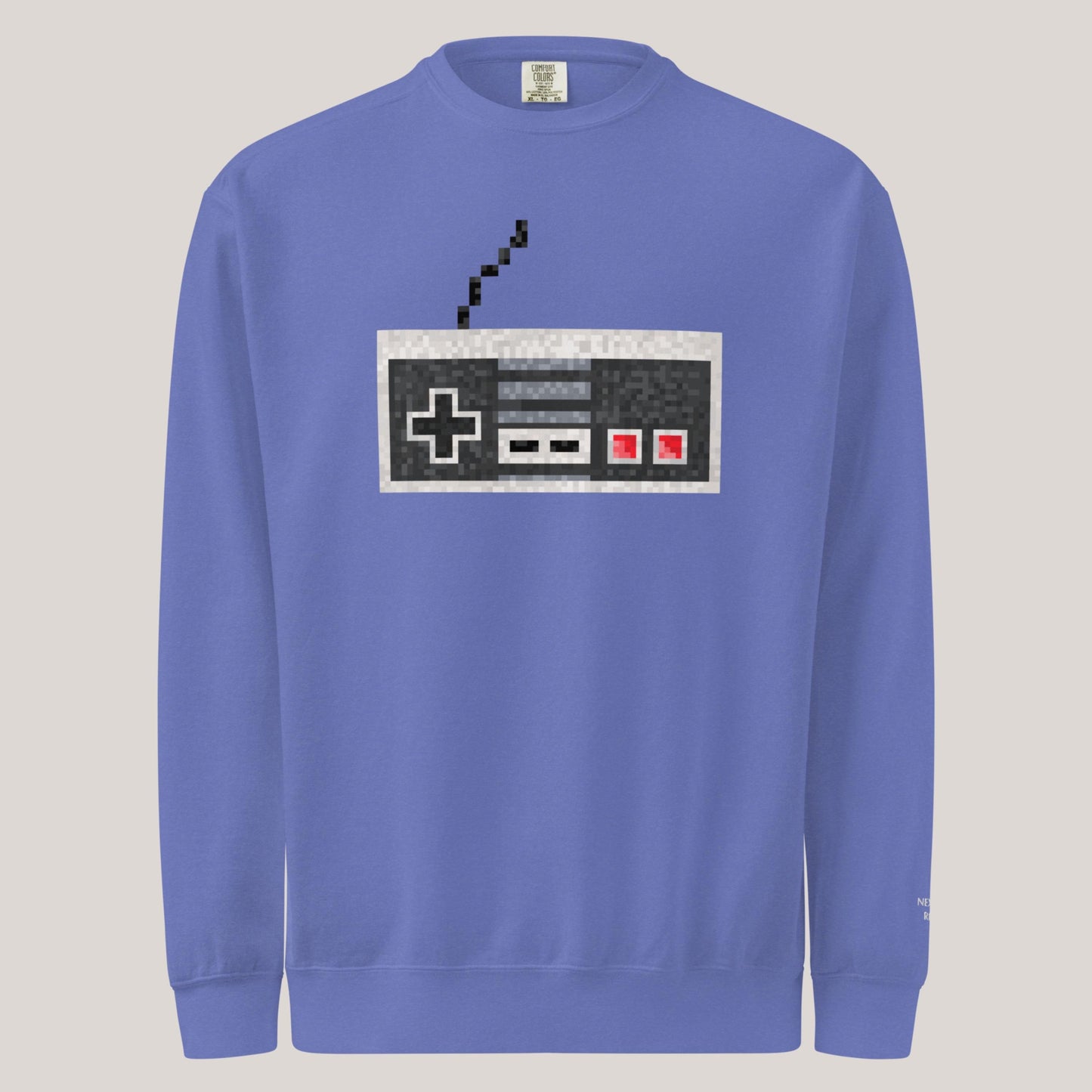 Pixel NES Controller Sweater | Classic Nintendo Fan Art Crewneck | Retro Gamer Gift for Him Her