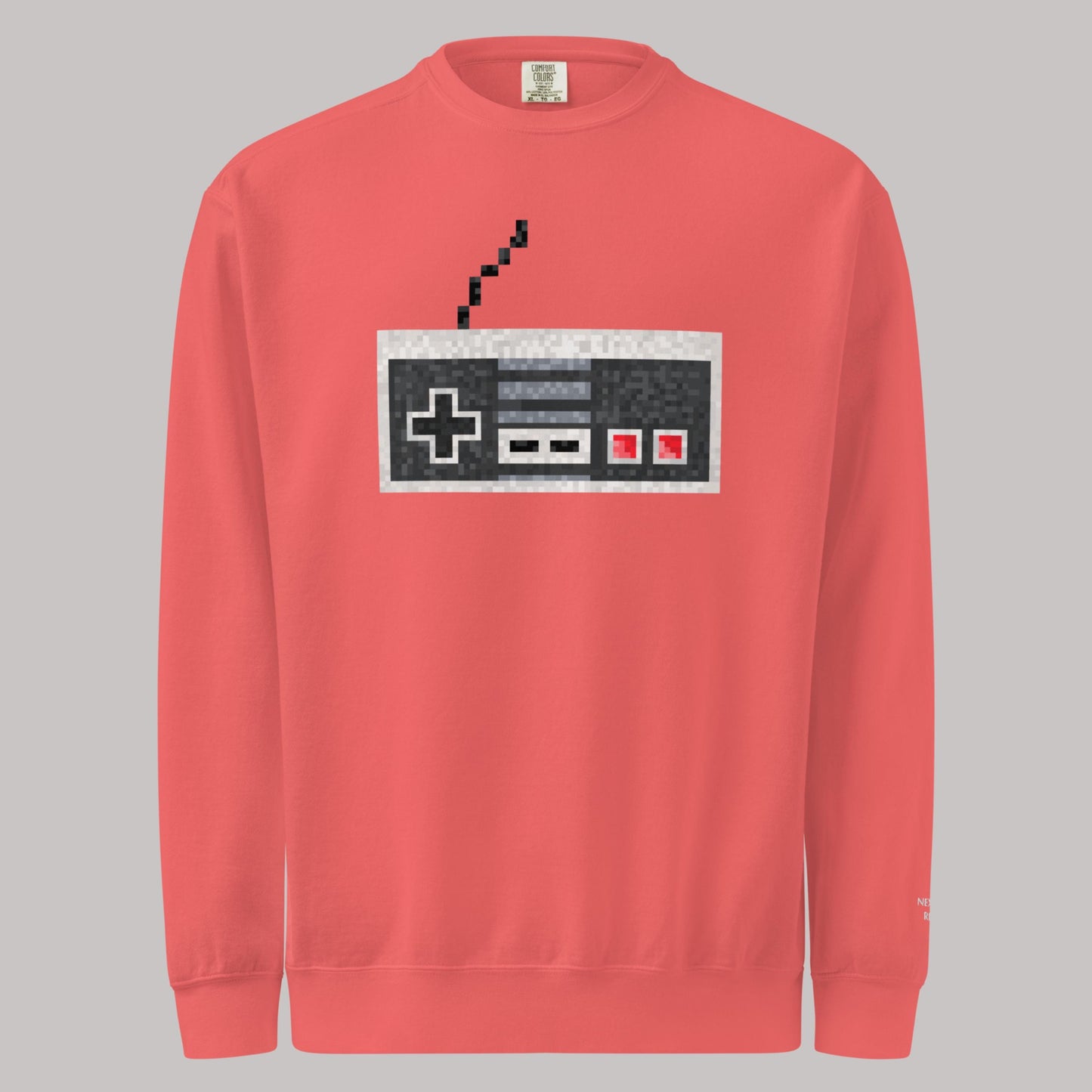 Pixel NES Controller Sweater | Classic Nintendo Fan Art Crewneck | Retro Gamer Gift for Him Her