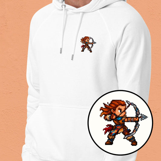 Pixel Red-Headed Archer Hoodie