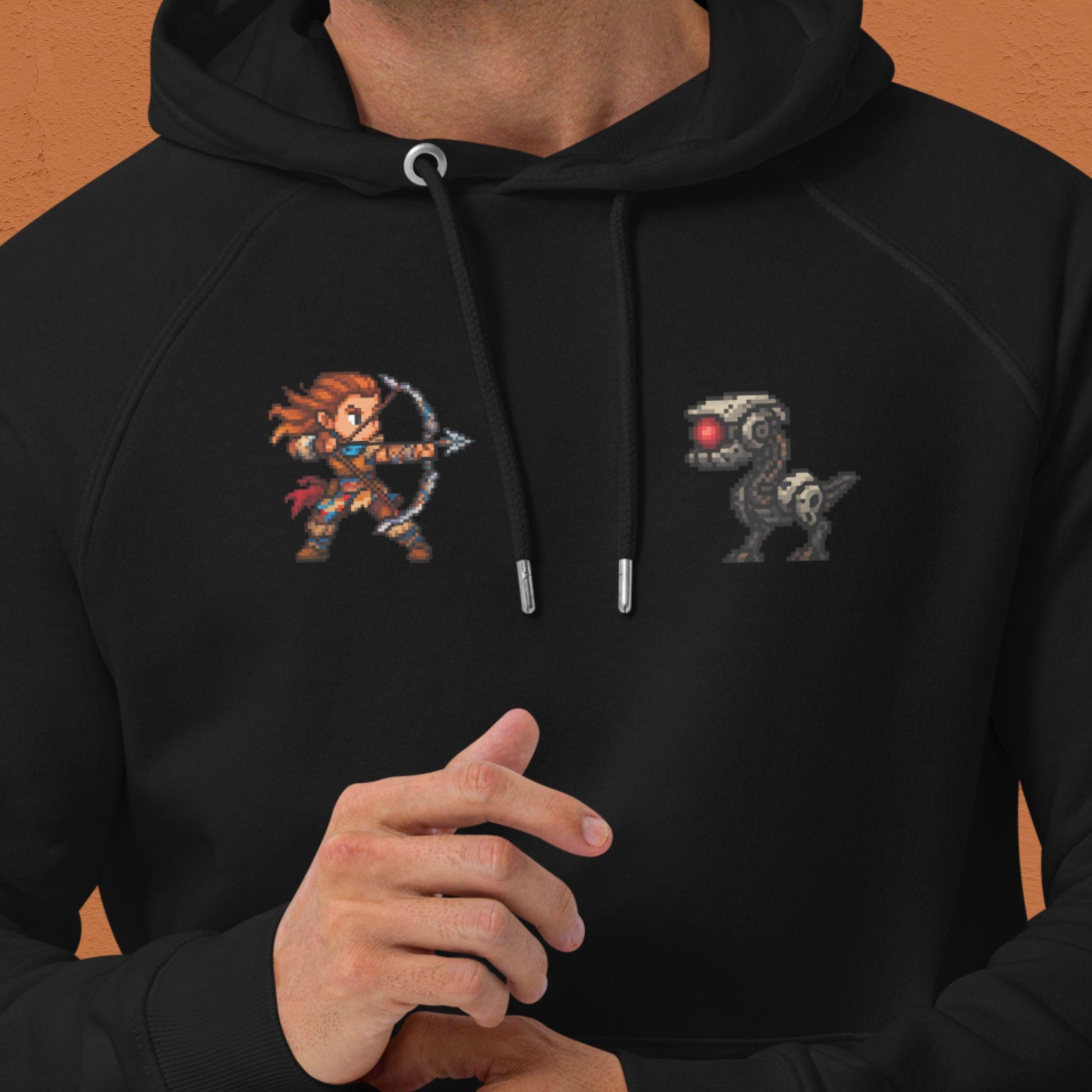 Pixel Post-Apocalyptic Hunter Hoodie