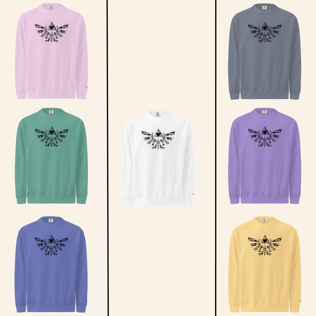 Mandala Triangle Power Crewneck Sweater