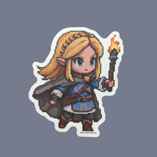 Pixel Kingdom Heroes Stickers