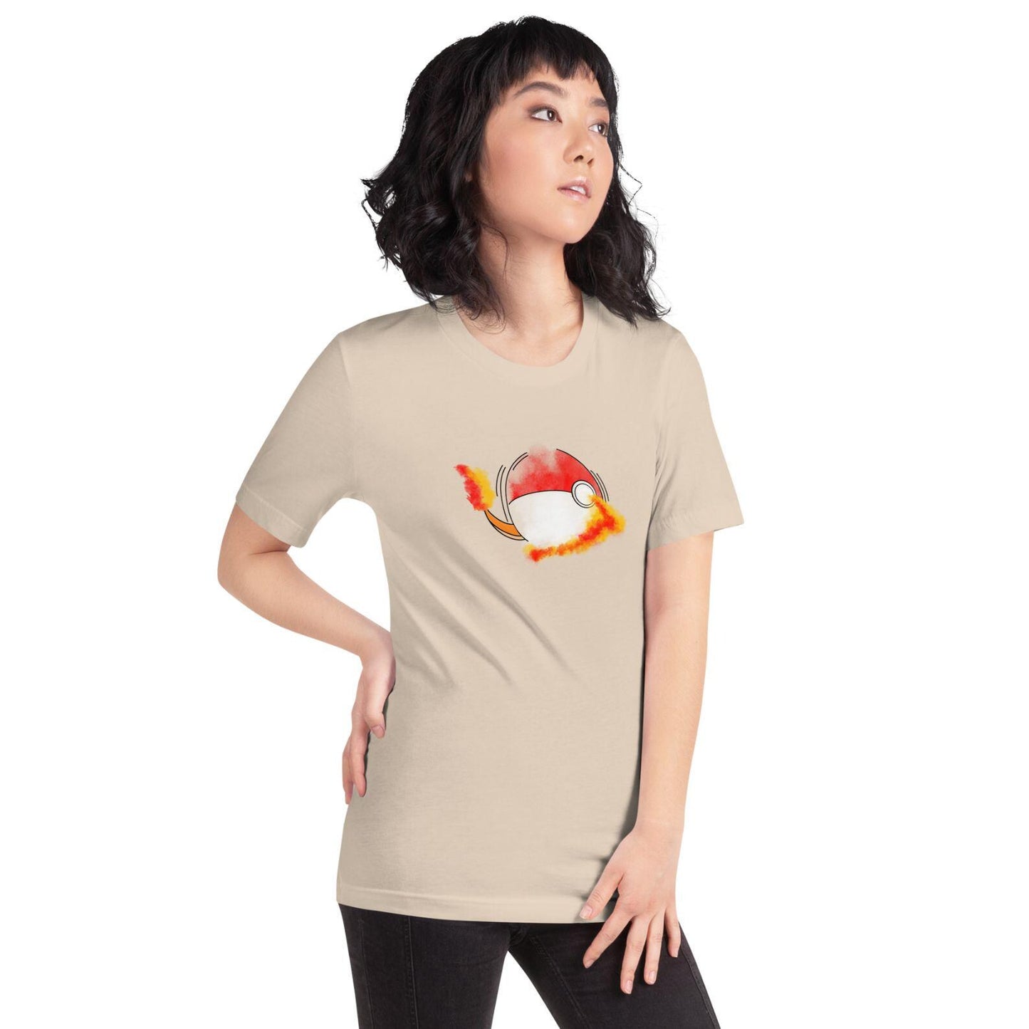Pokeball x Charmander T-Shirt | Pokemon Shirt Pokeball Combo Fan Design | Video Game Shirt