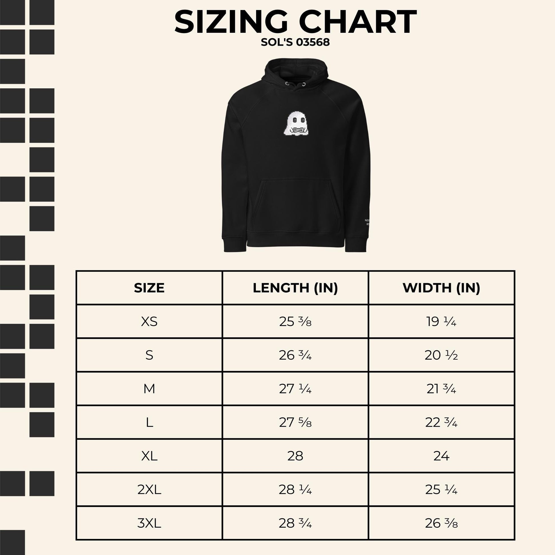 Pixel Ghost Hoodie | Video Game Spooky Season Sweater | Organic Unisex Fall Sweatshirt