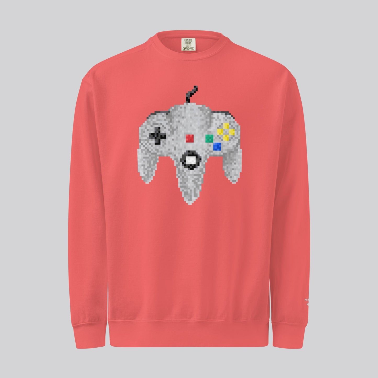 Pixel Nintendo 64 Sweater | Unisex Retro Crewneck | Video Game Gift