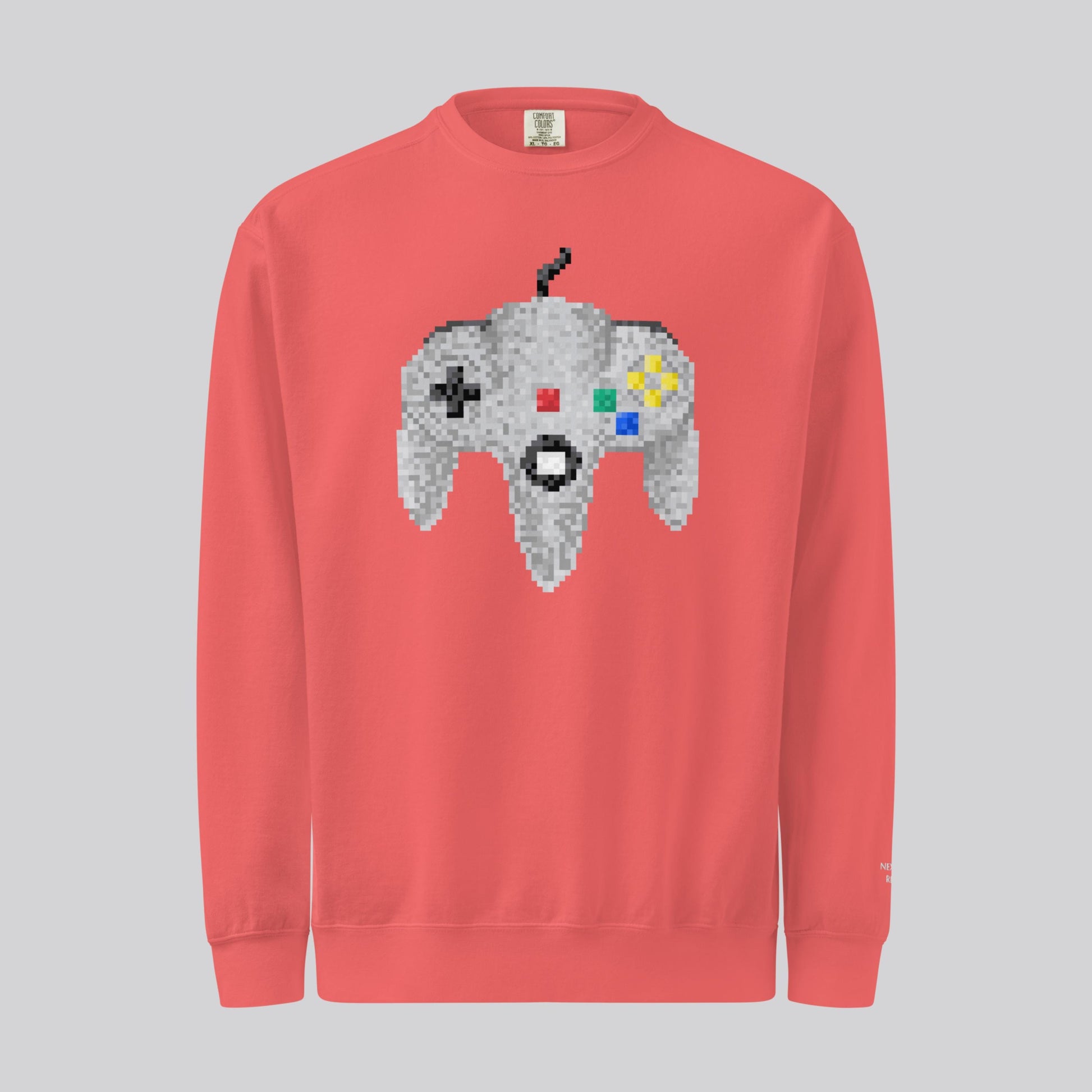 Pixel Nintendo 64 Sweater | Unisex Retro Crewneck | Video Game Gift