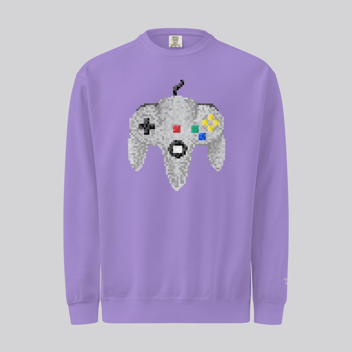 Pixel Nintendo 64 Sweater | Unisex Retro Crewneck | Video Game Gift