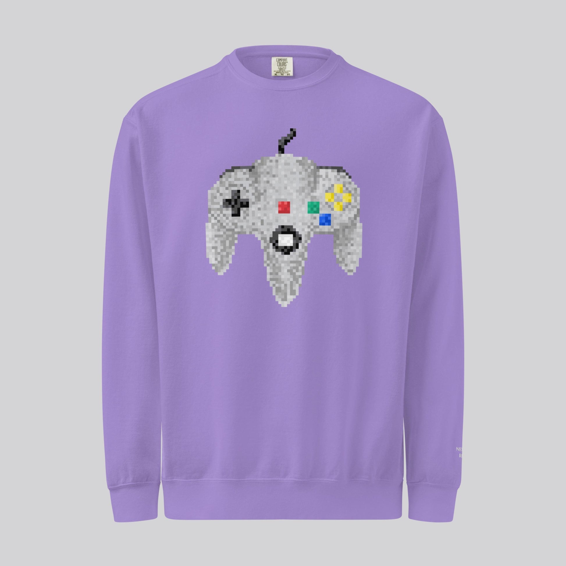 Pixel Nintendo 64 Sweater | Unisex Retro Crewneck | Video Game Gift