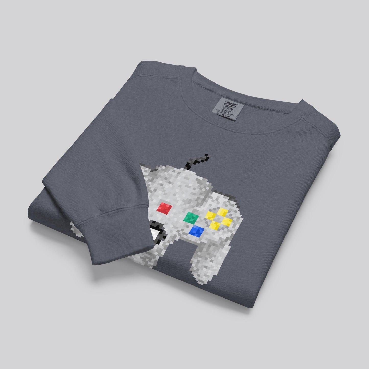 Pixel Nintendo 64 Sweater | Unisex Retro Crewneck | Video Game Gift