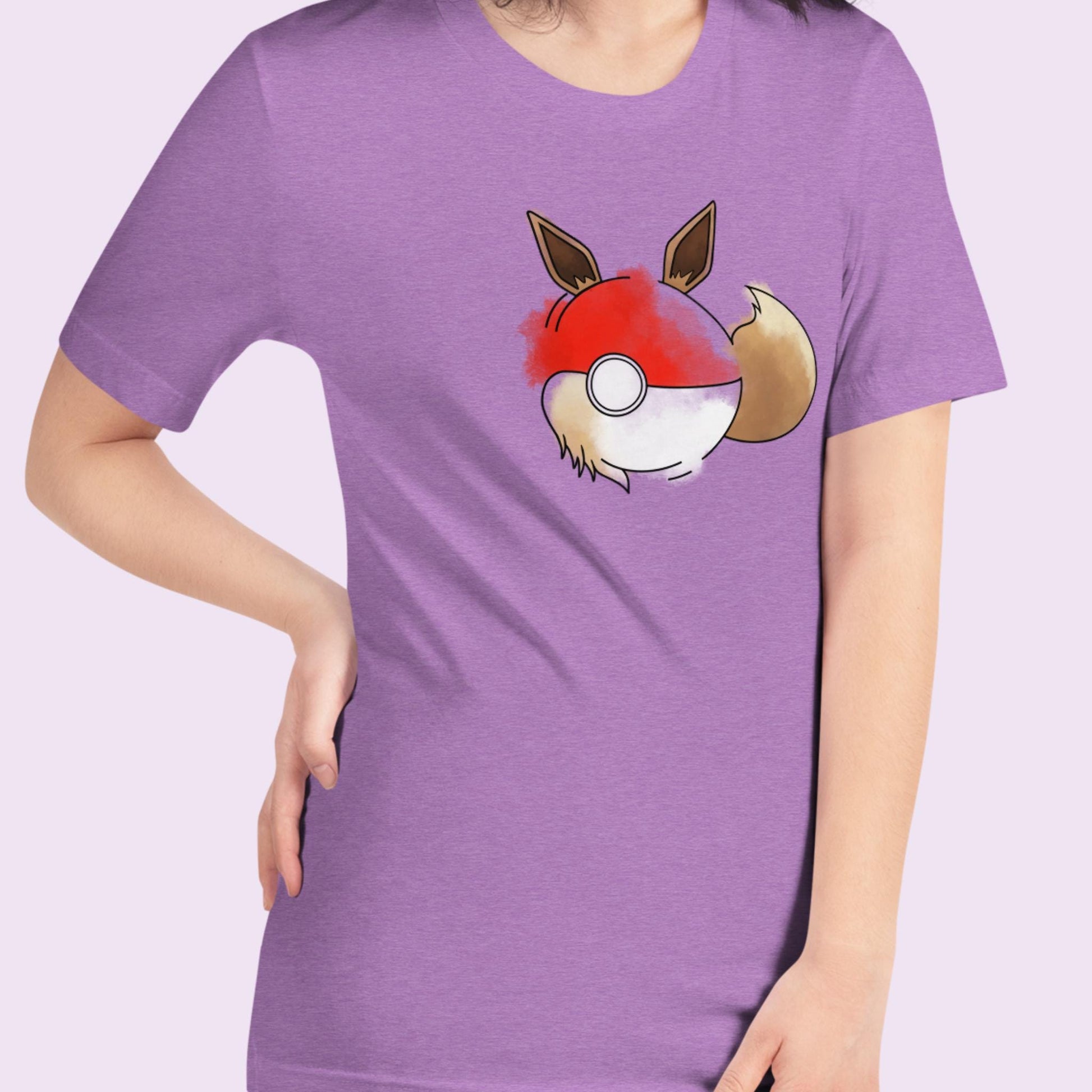 Pokeball x Eevee T-Shirt | Poke Fan Tee | Unisex Pocket Monster Shirt
