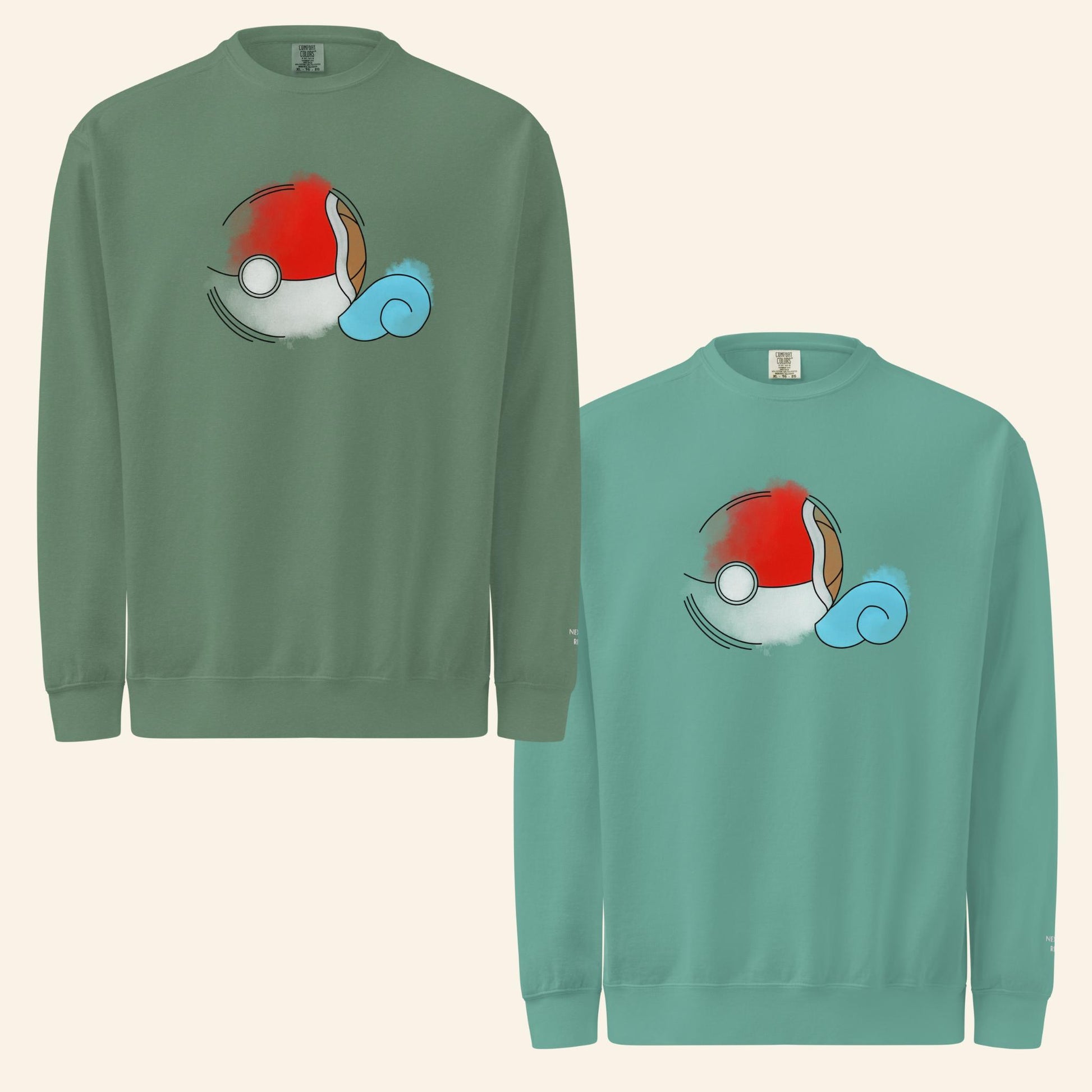 Squirtle x Pokeball Sweater