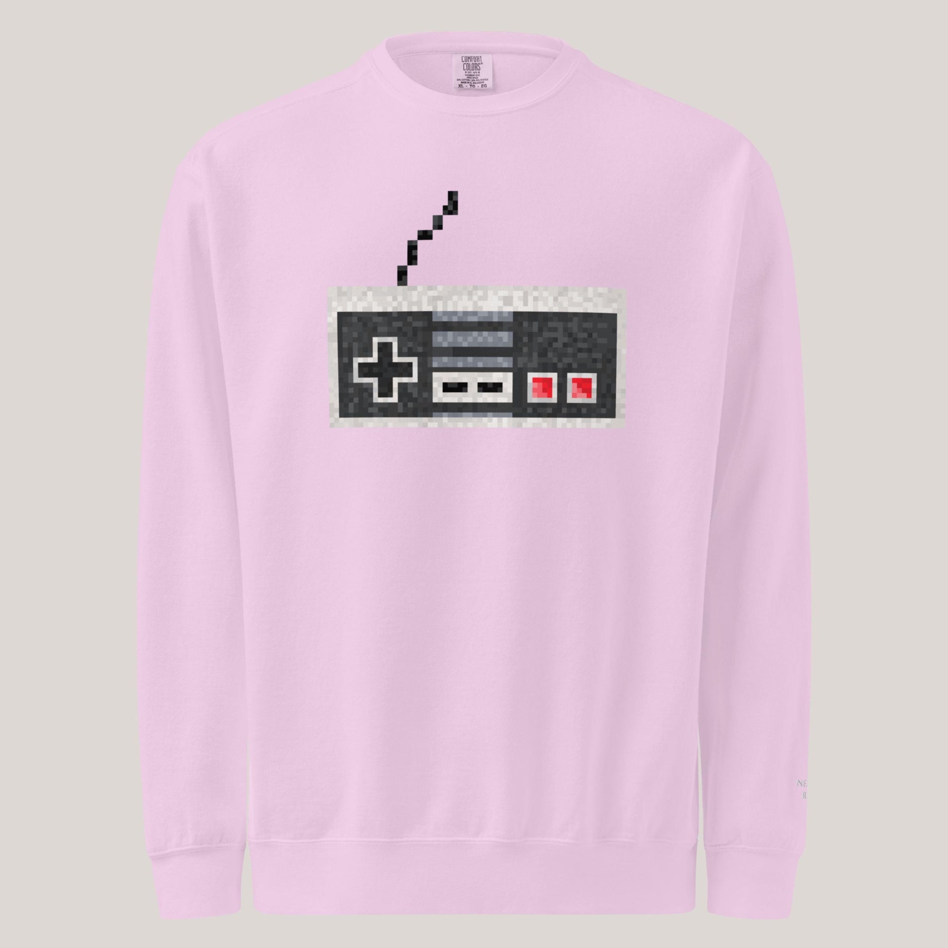 Pixel NES Controller Sweater | Classic Nintendo Fan Art Crewneck | Retro Gamer Gift for Him Her