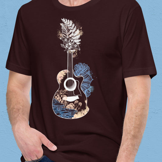 Post-Apocalyptic Guitar T-Shirt | Dark