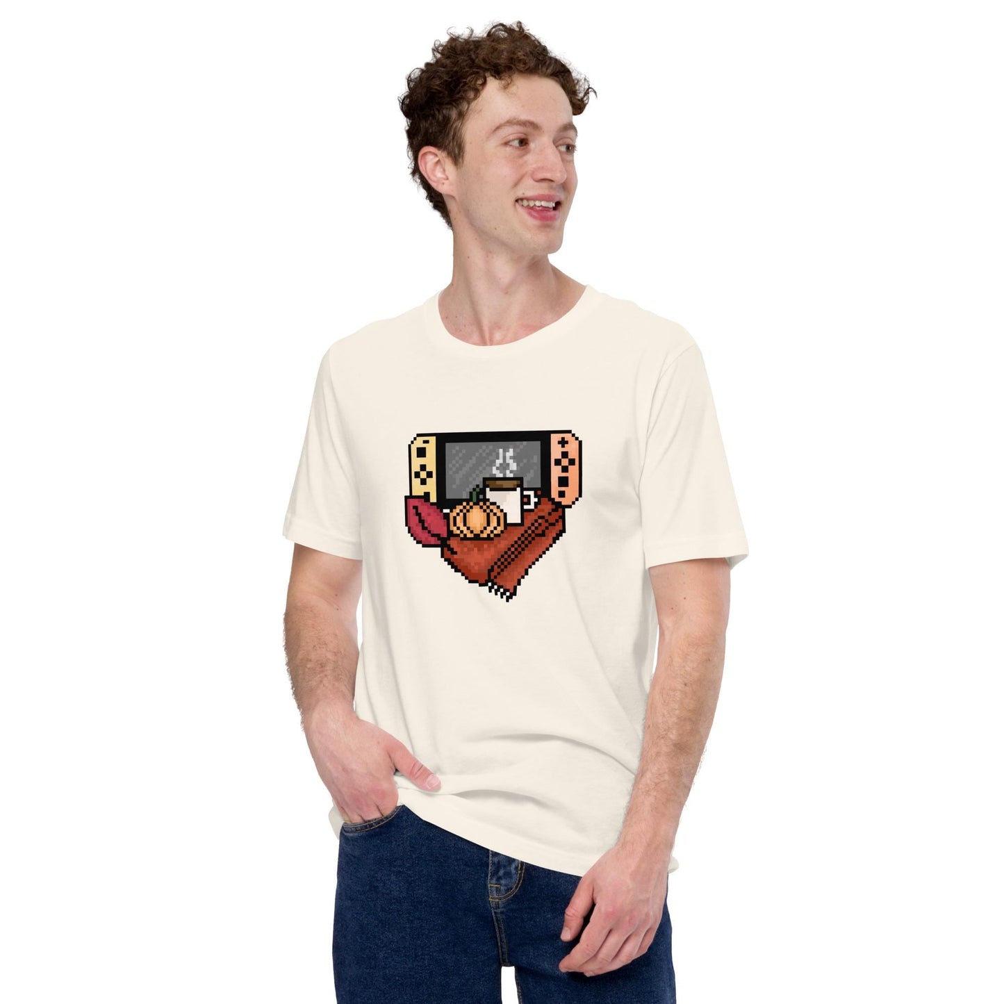 Pixel Fall T-Shirt | Unisex Cozy Switch Tee