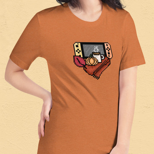 Pixel Fall T-Shirt | Unisex Cozy Switch Tee