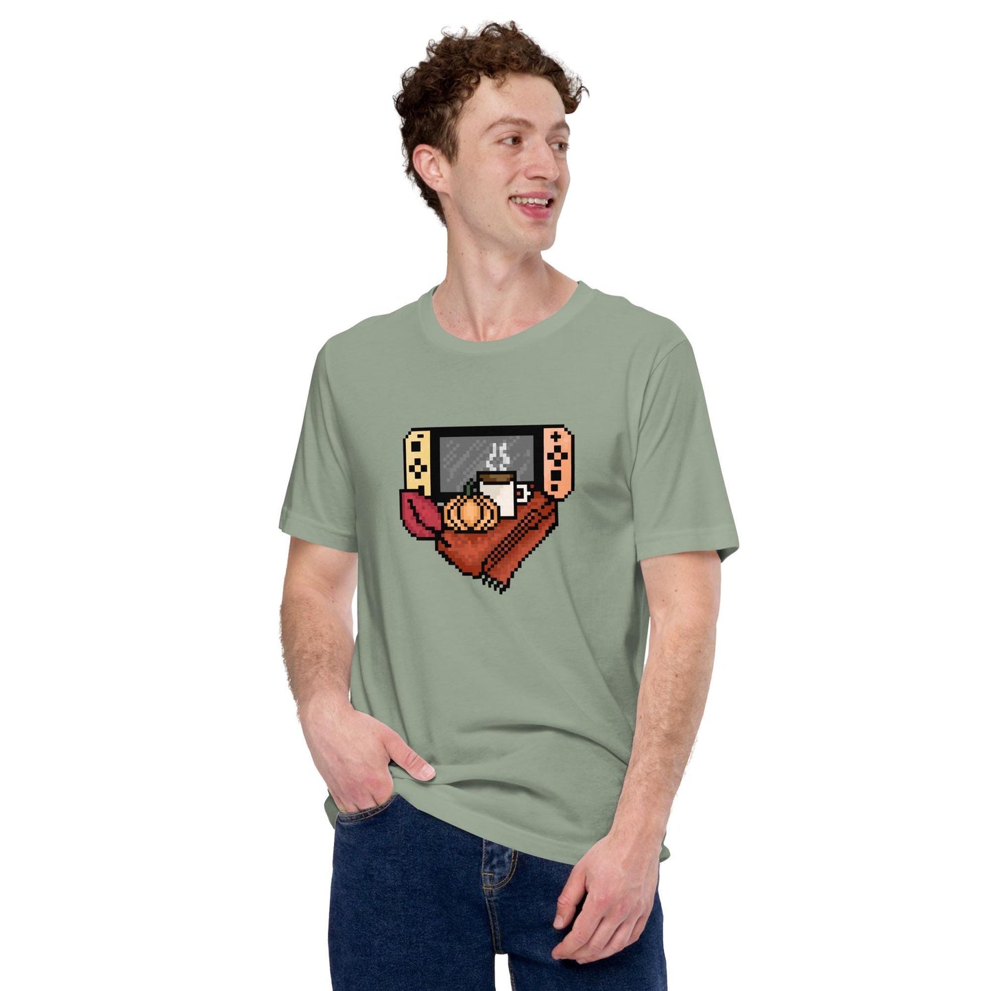 Pixel Fall T-Shirt | Unisex Cozy Switch Tee