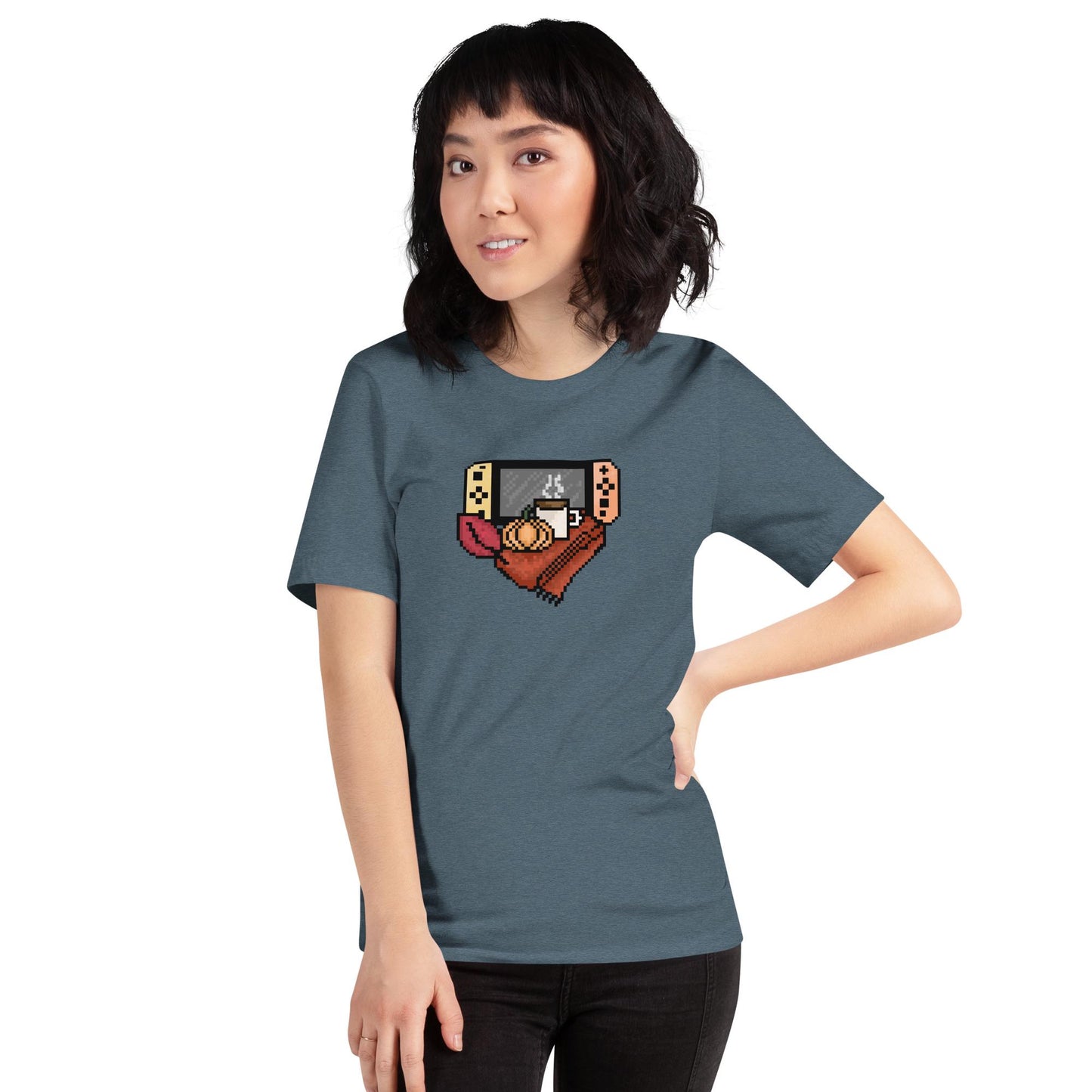 Pixel Fall T-Shirt | Unisex Cozy Switch Tee