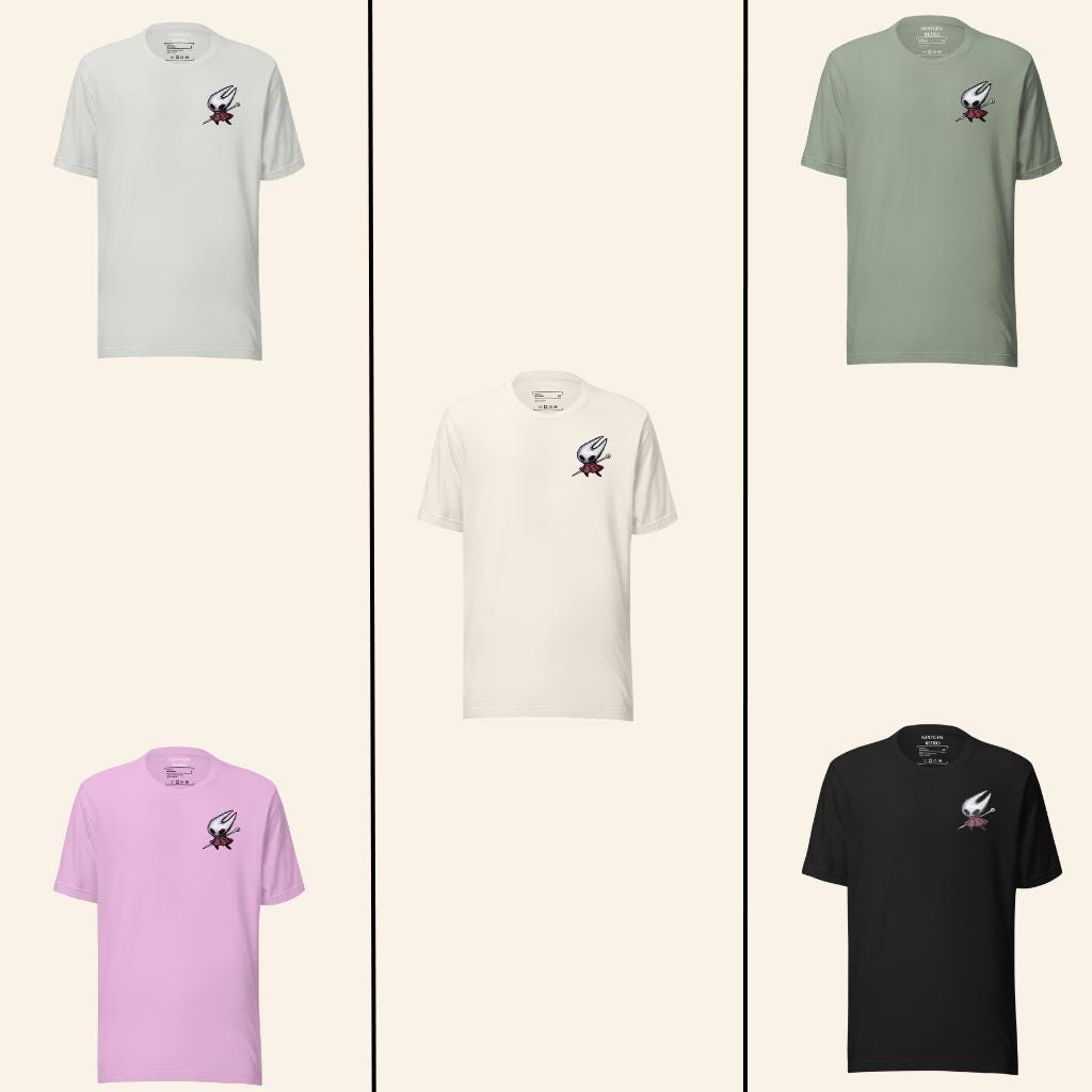 Pixel Hornet T-Shirt | Silksong Shirt | Unisex Hollow Knight Sequel Tee