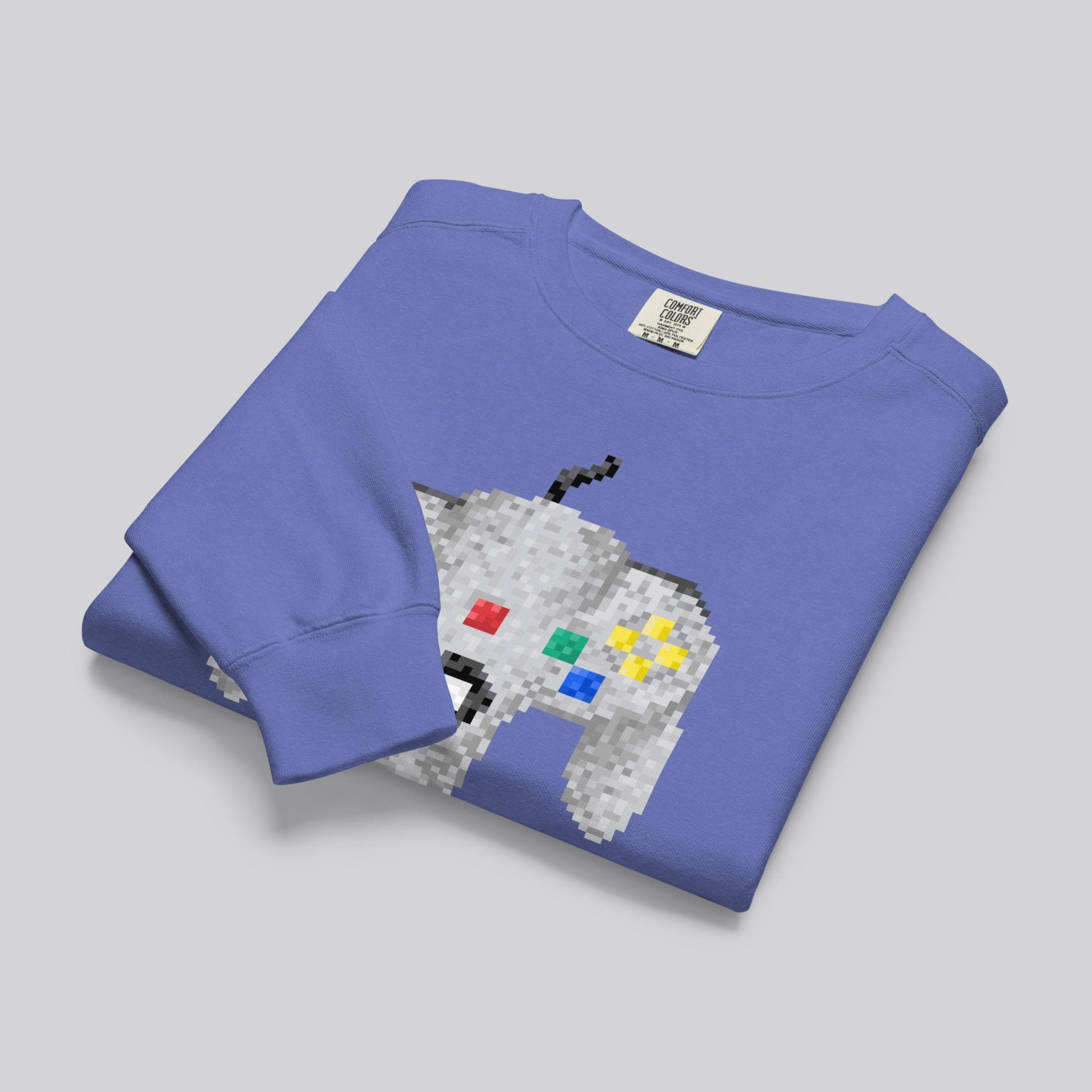 Pixel Nintendo 64 Sweater | Unisex Retro Crewneck | Video Game Gift