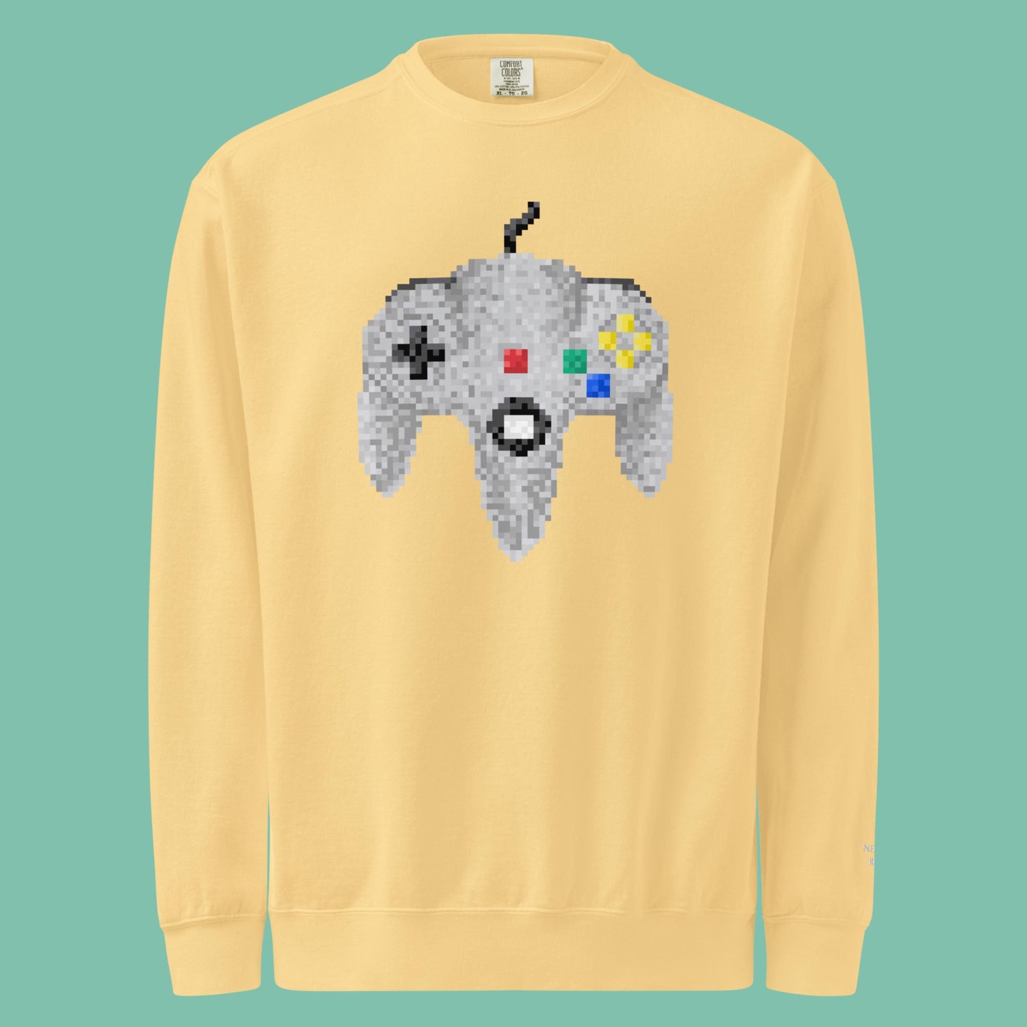 Pixel Nintendo 64 Sweater | Unisex Retro Crewneck | Video Game Gift
