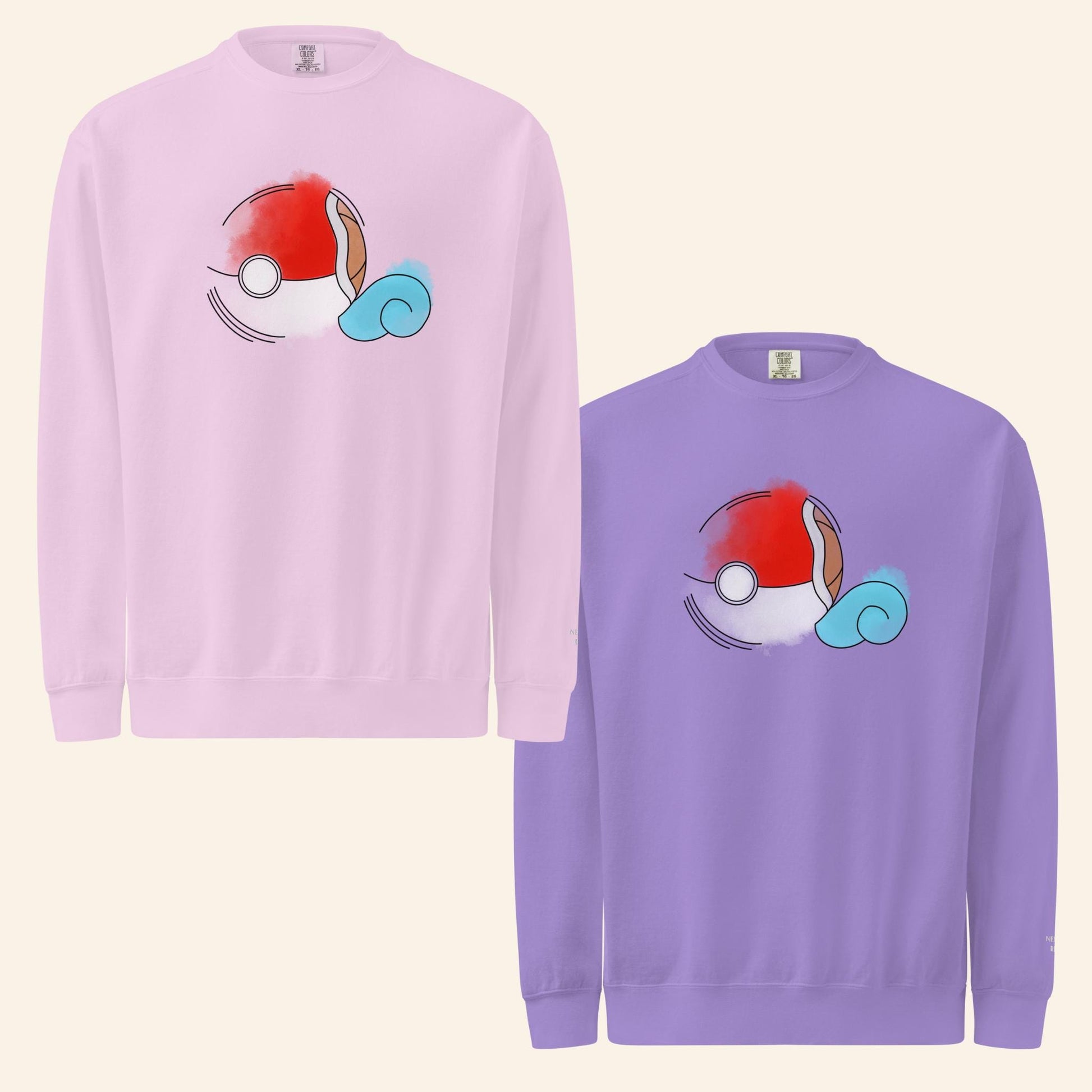 Squirtle x Pokeball Sweater