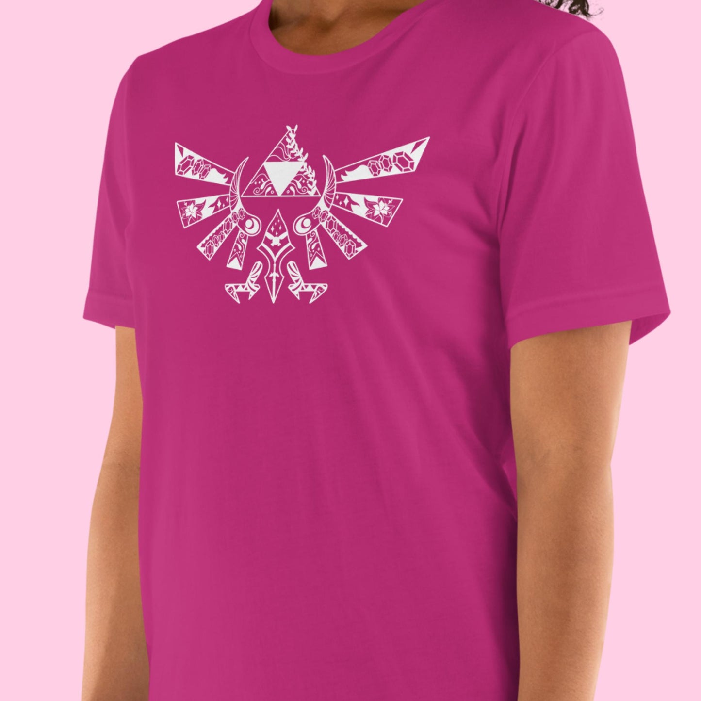 Zelda Triforce T-Shirt | LOZ Mandala Shirt | Light Design